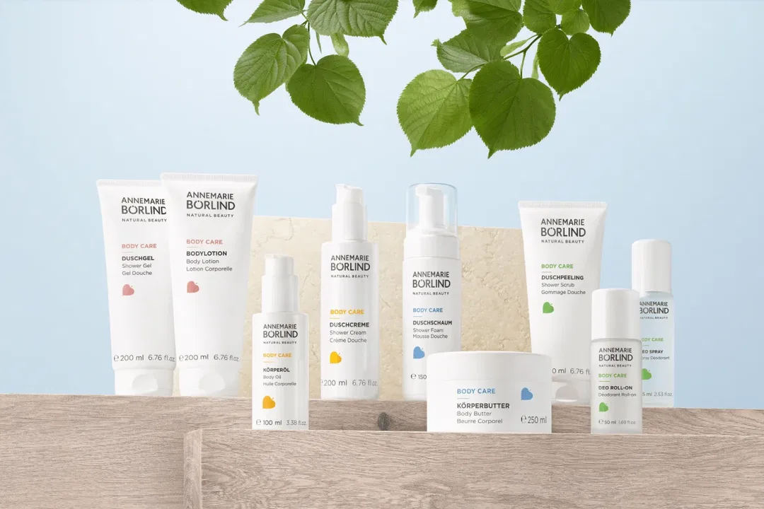 ANNEMARIE BÖRLIND Body Care mit Duschgel, Bodylotion, Körperöl, Duschcreme, Duschschaum, Körperbutter, Peeling und Deo-Pro...